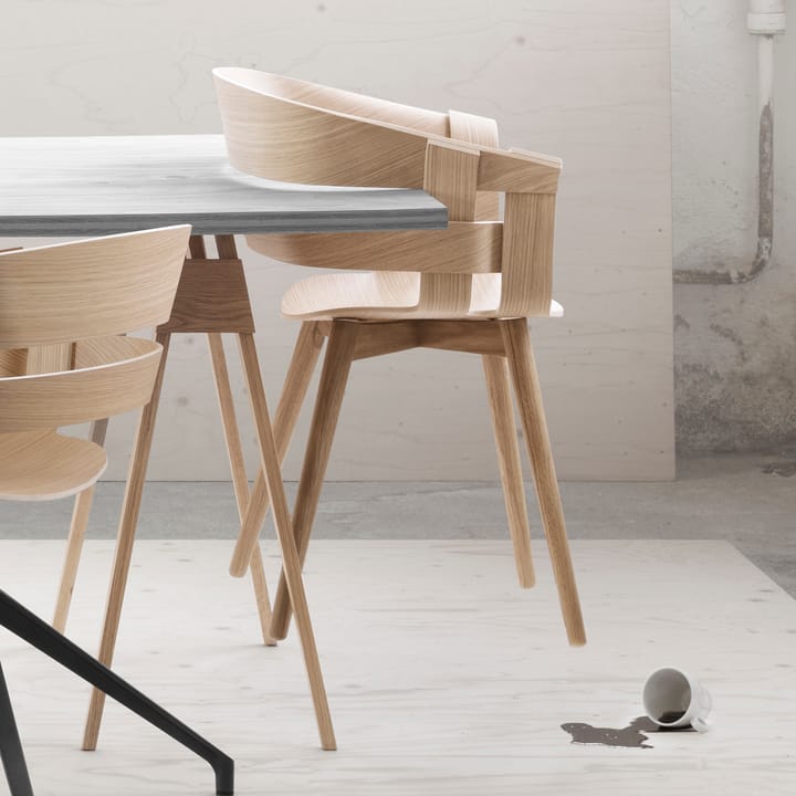 Silla Wick Chair, roble-patas de roble Design House Stockholm