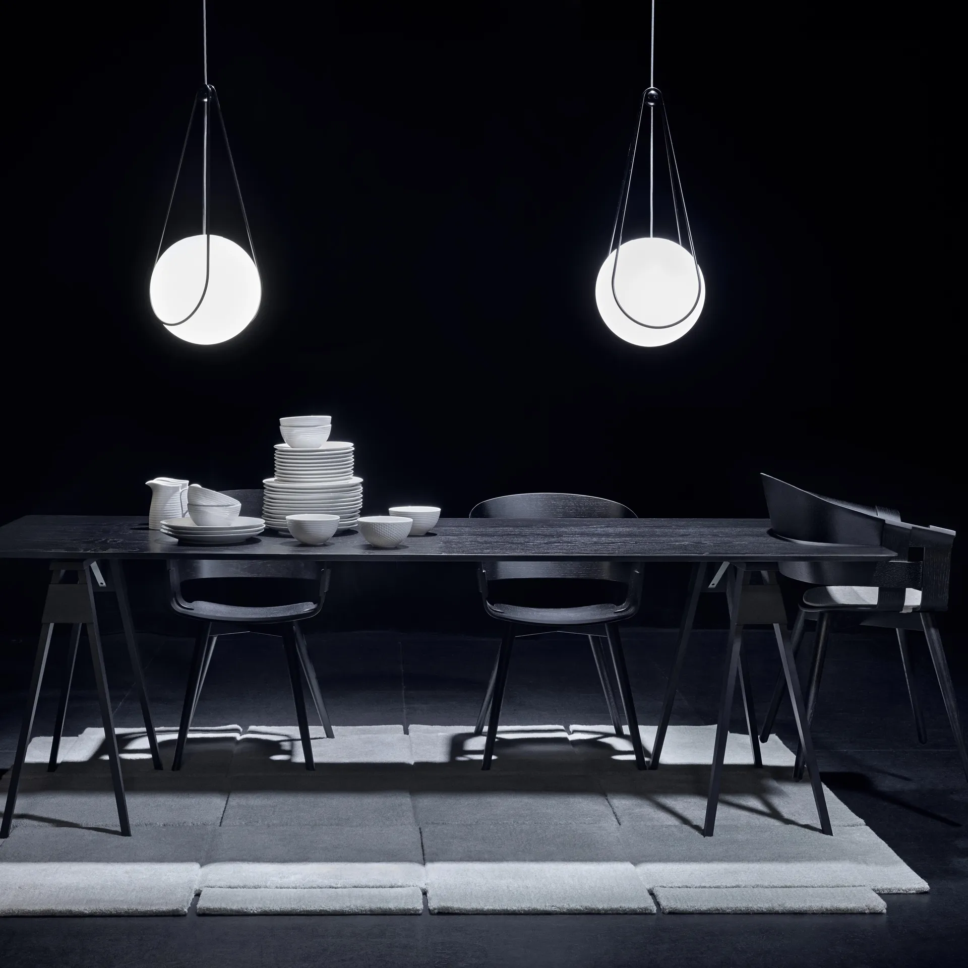 Soporte Kosmos negro, mediano Design House Stockholm