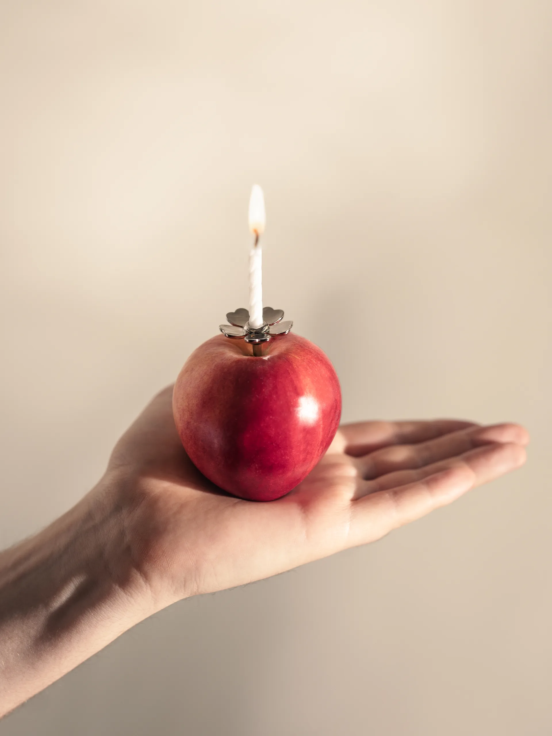 Soporte para velas Me to You, Níquel Design House Stockholm