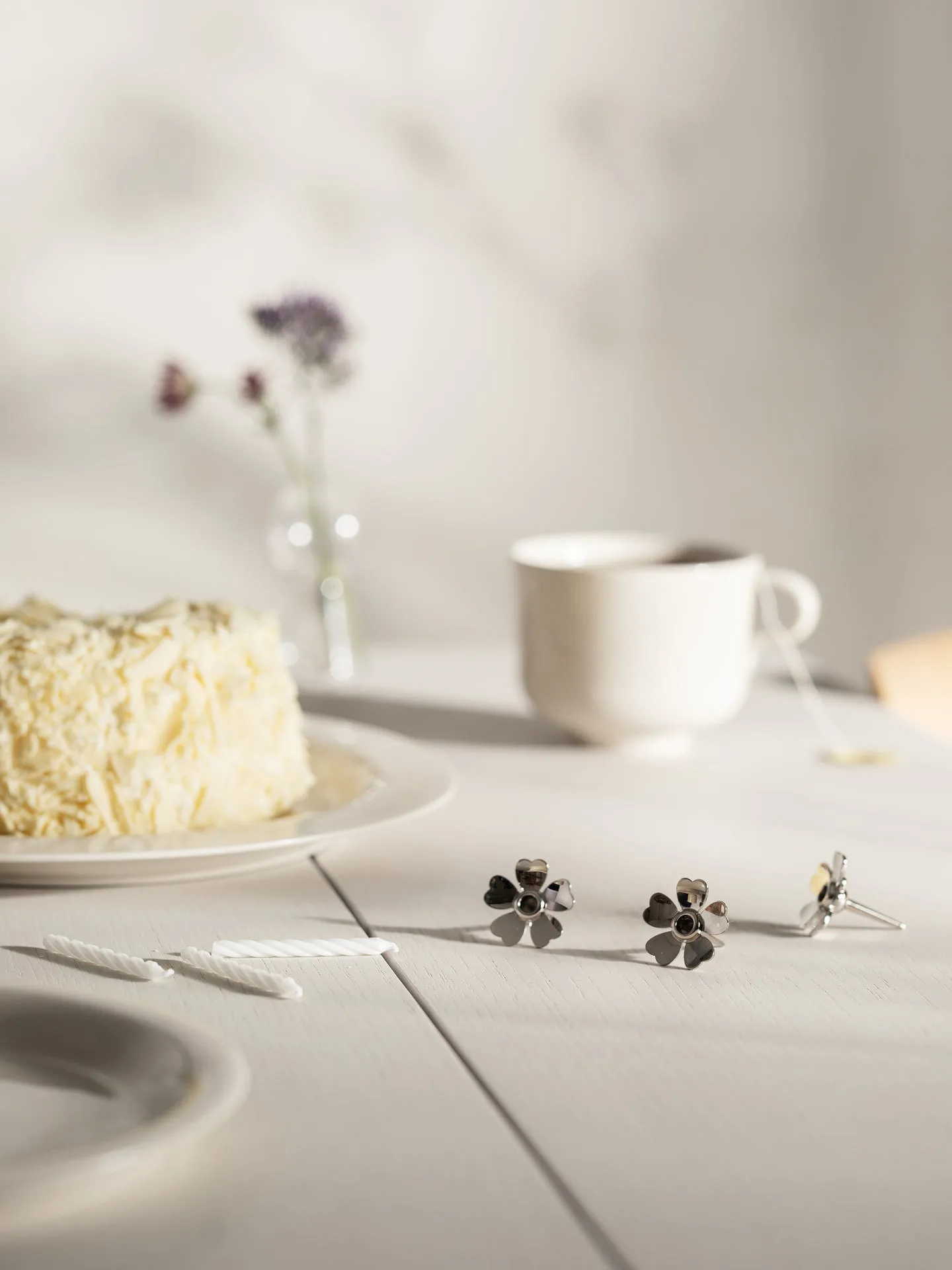 Soporte para velas Me to You, Níquel Design House Stockholm