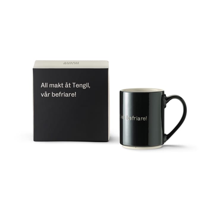 Taza Astrid Lindgren, all makt åt Tengil, texto en sueco Design House Stockholm