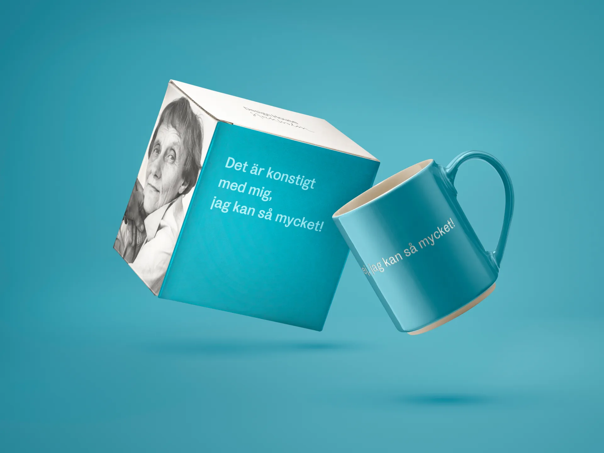 Taza Astrid Lindgren, det är konstigt con mig..., texto en sueco Design House Stockholm