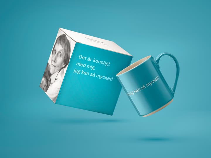 Taza Astrid Lindgren, det är konstigt con mig... - texto en sueco - Design House Stockholm