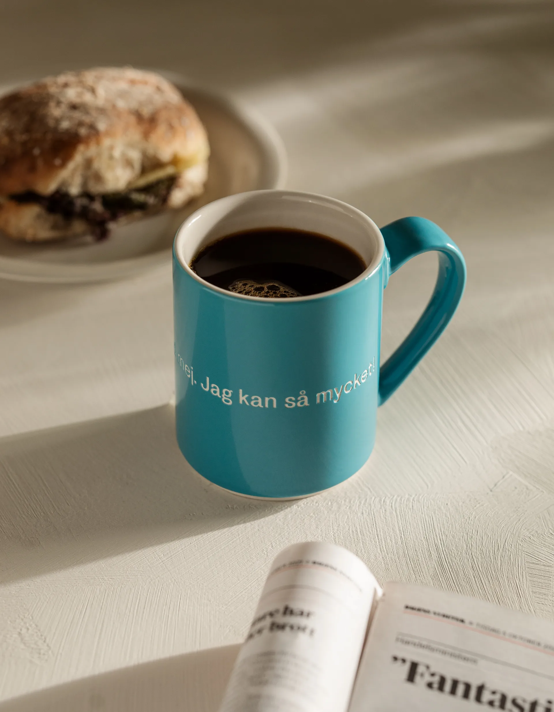 Taza Astrid Lindgren, det är konstigt con mig..., texto en sueco Design House Stockholm