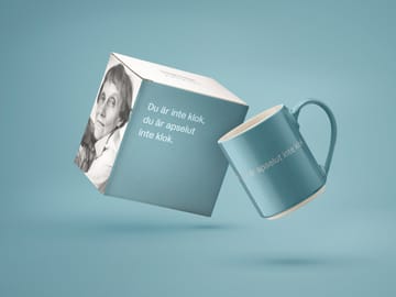 Taza Astrid Lindgren du är inte klok… - texto en sueco - Design House Stockholm