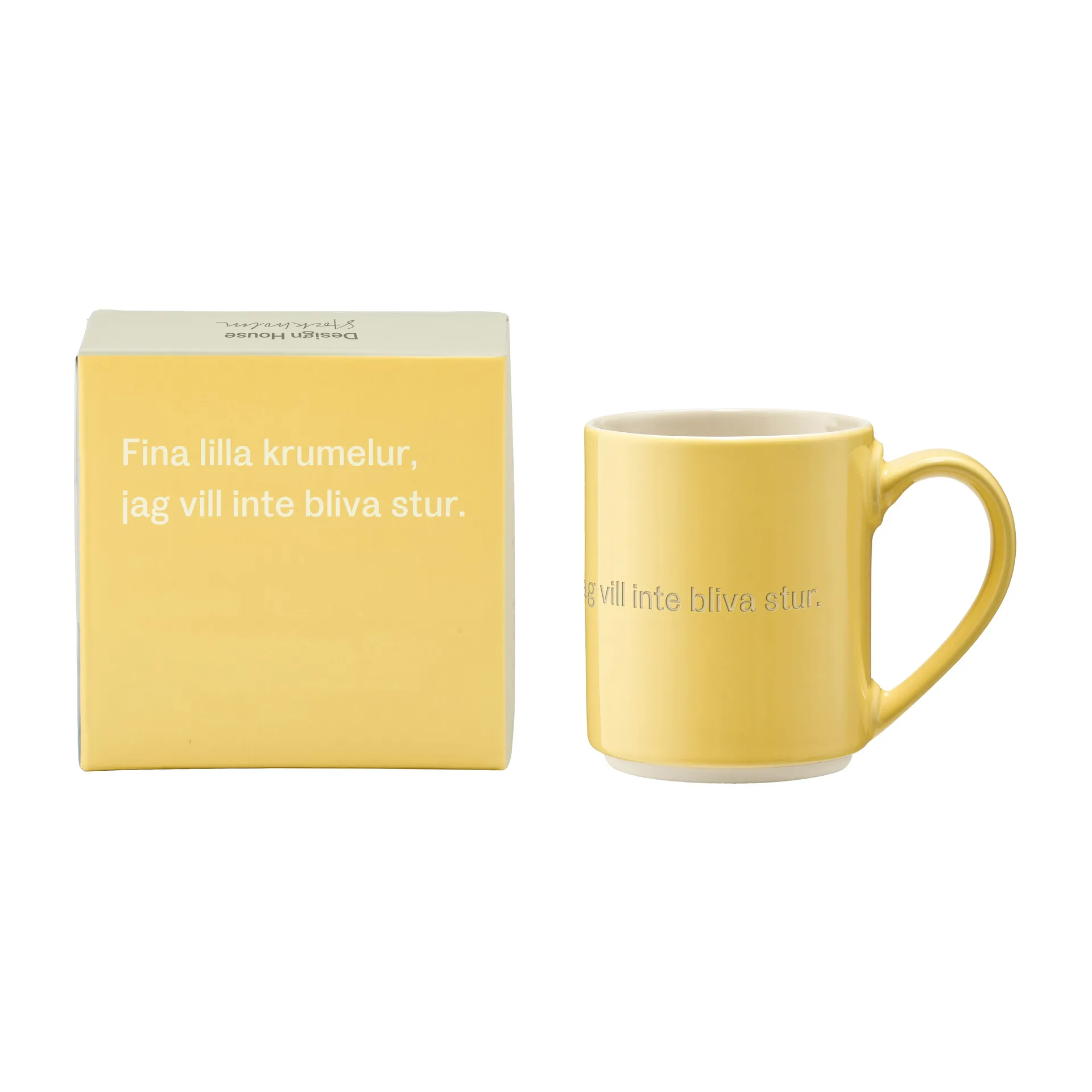 Taza Astrid Lindgren, fina lilla krumelur, Texto sueco Design House Stockholm
