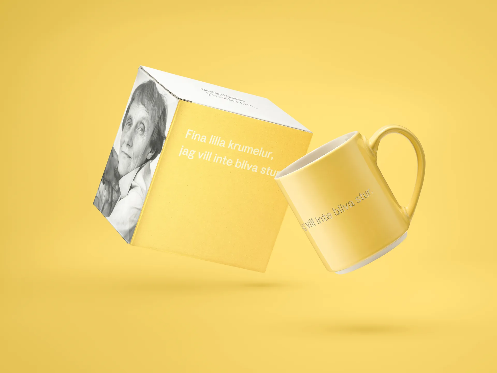 Taza Astrid Lindgren, fina lilla krumelur, Texto sueco Design House Stockholm