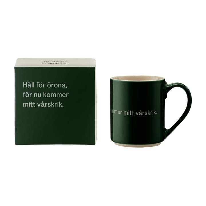 Taza Astrid Lindgren, håll för örona, Texto sueco Design House Stockholm