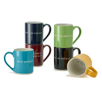 Taza Astrid Lindgren, livet är en sak - texto en sueco - Design House Stockholm