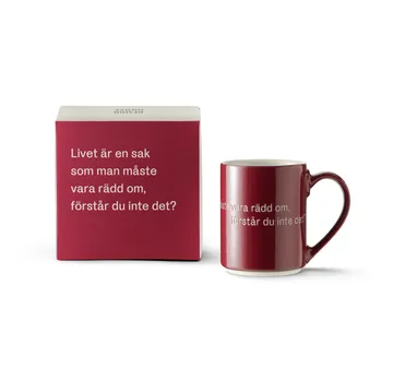 Taza Astrid Lindgren, livet är en sak - texto en sueco - Design House Stockholm
