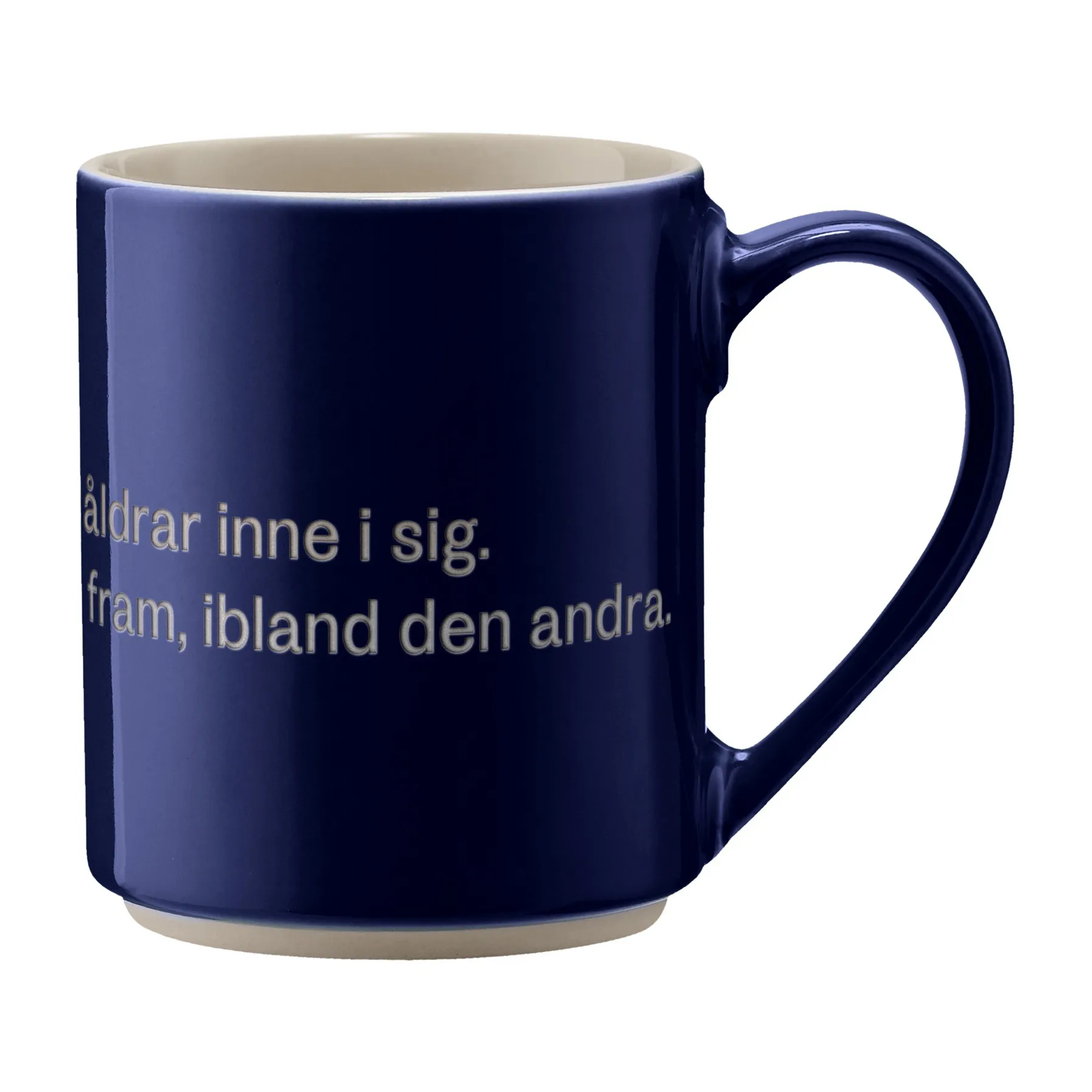 Taza Astrid Lindgren, man har ju alla åldrar, Texto sueco Design House Stockholm