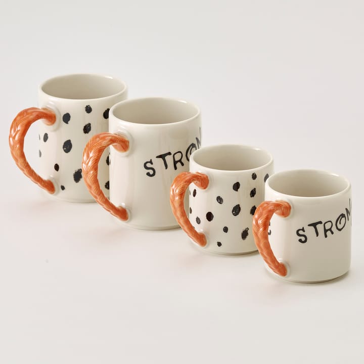 Taza Astrid Lindgren Pippi aniversario 20 cl, Strong Kind Brave Design House Stockholm