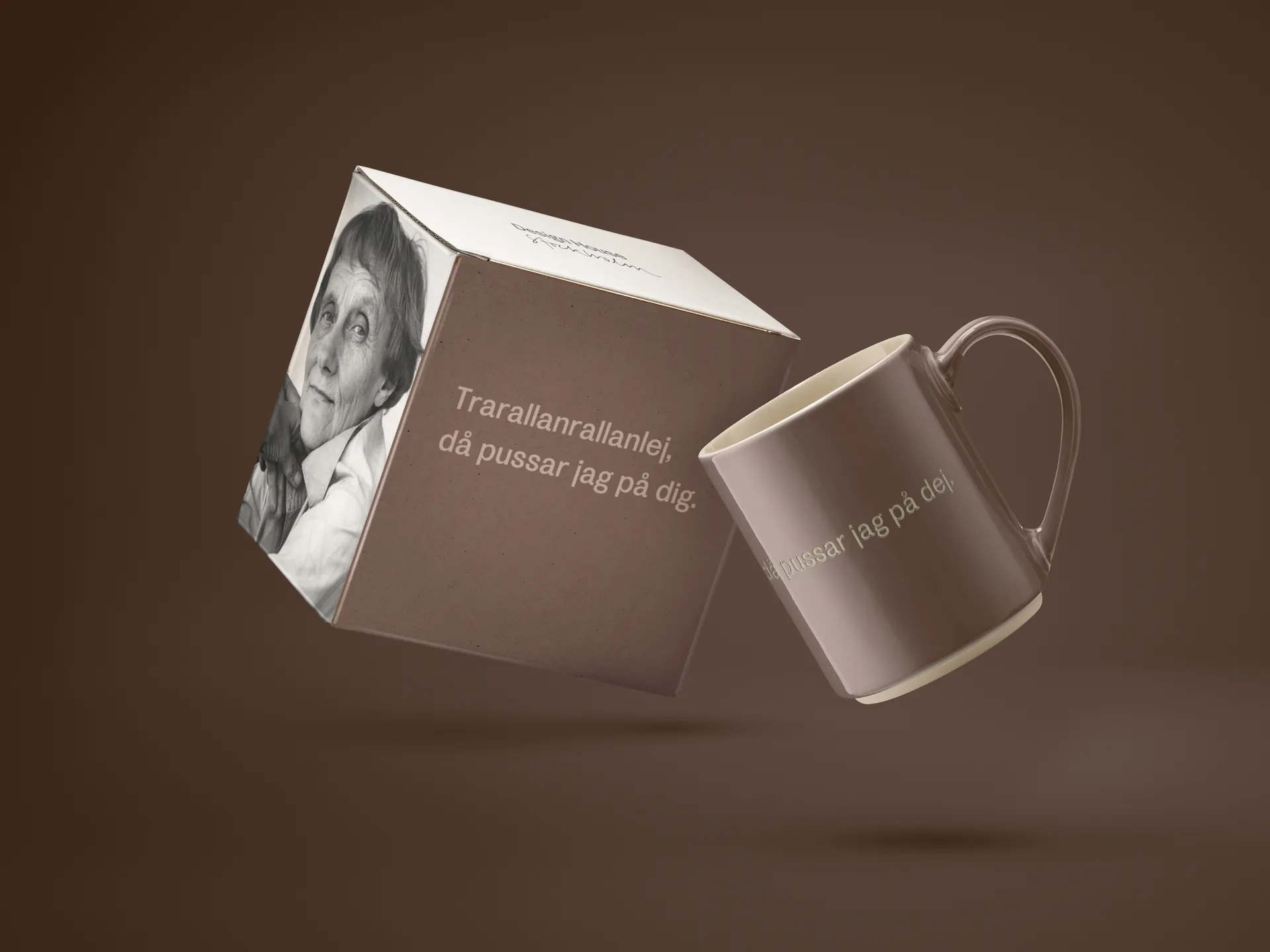 Taza Astrid Lindgren, Trarallanrallanlej, texto sueco Design House Stockholm