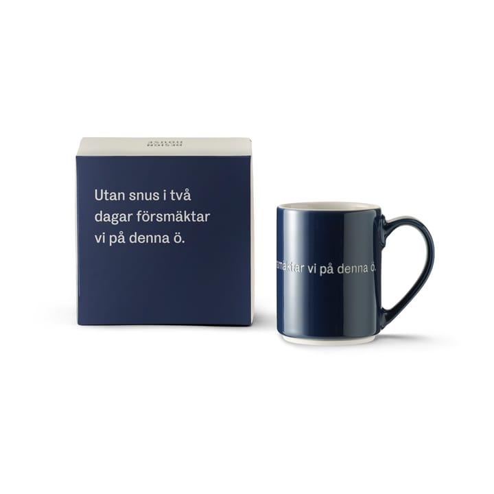 Taza Astrid Lindgren, utan snus, texto en sueco Design House Stockholm