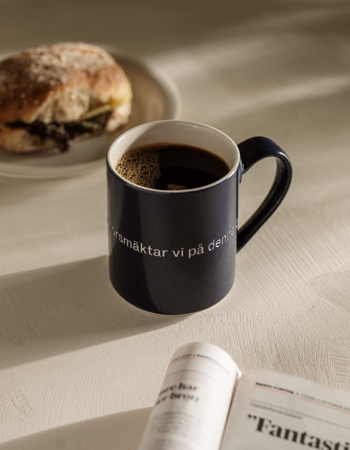 Taza Astrid Lindgren, utan snus, texto en sueco Design House Stockholm