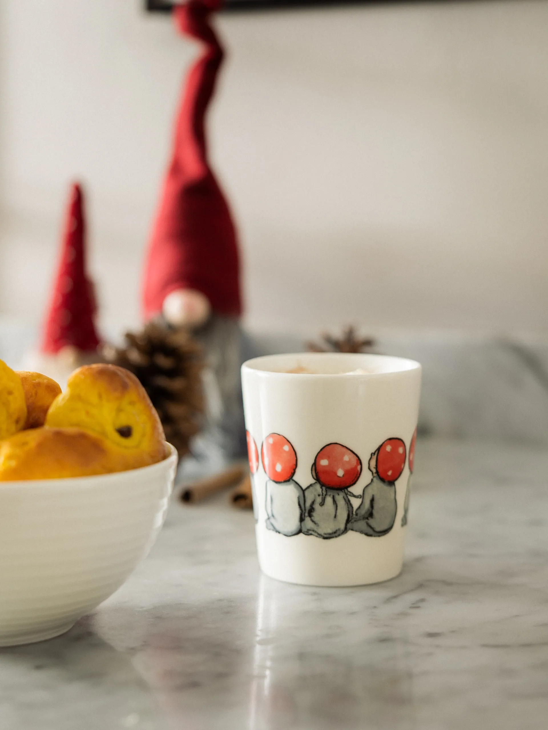 Taza Children of the Forest 28 cl, blanco Design House Stockholm