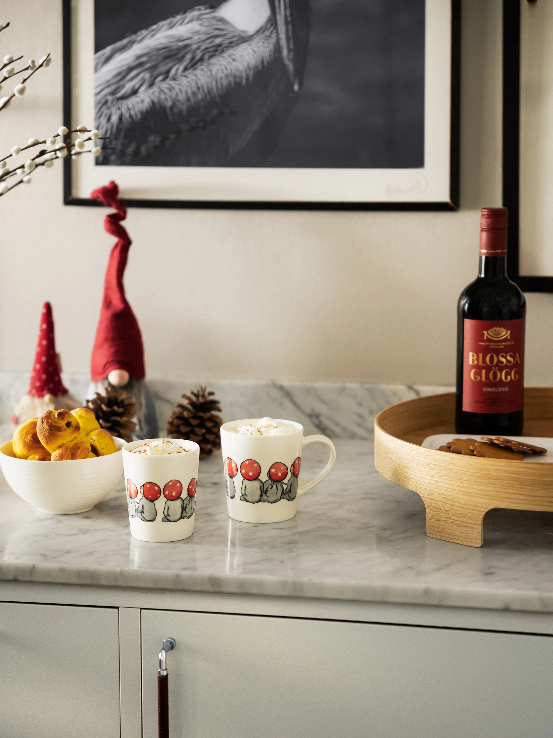 Taza Children of the Forest 28 cl, blanco Design House Stockholm