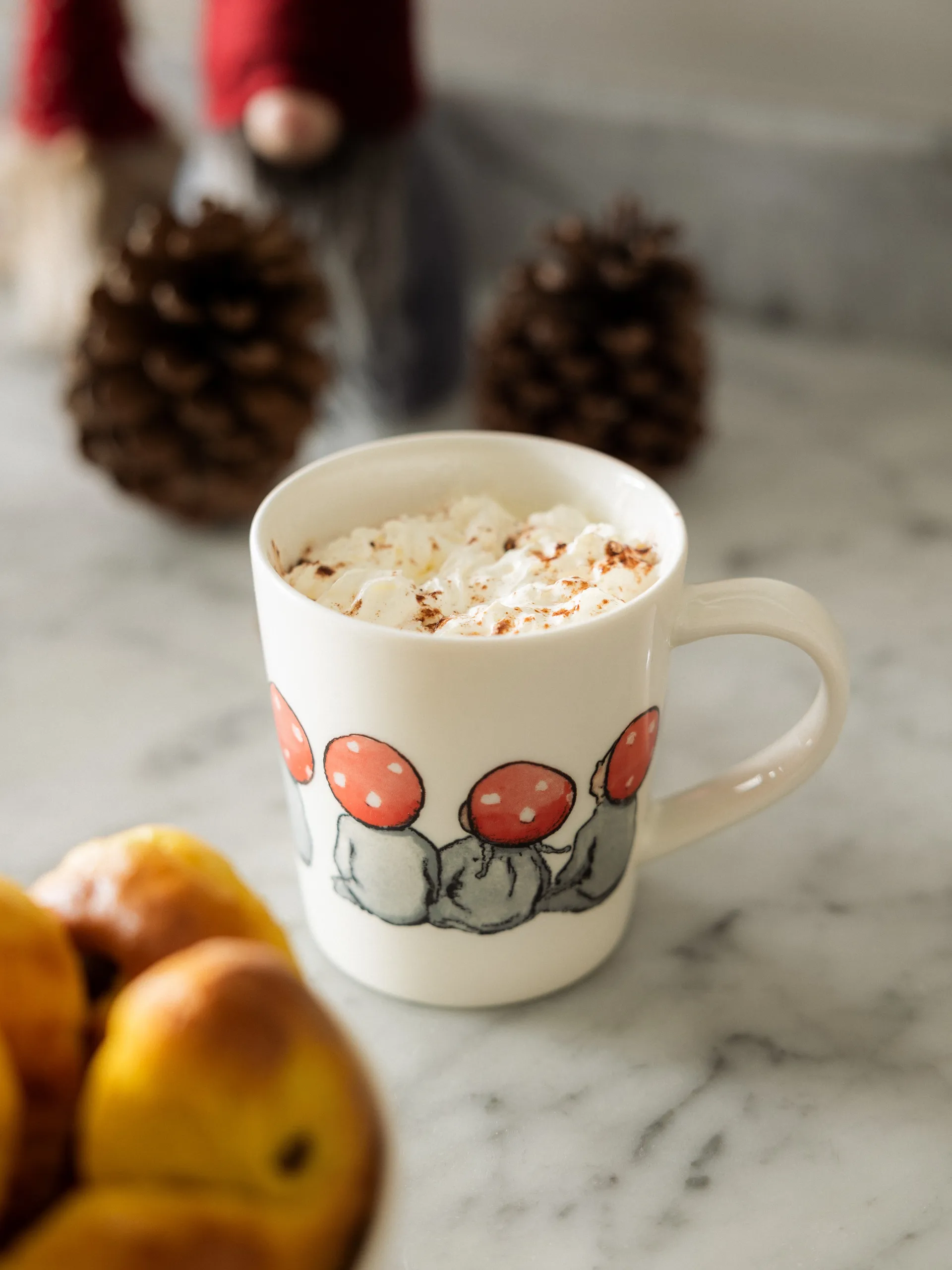 Taza con asa Children of the Forest 40 cl, blanco Design House Stockholm