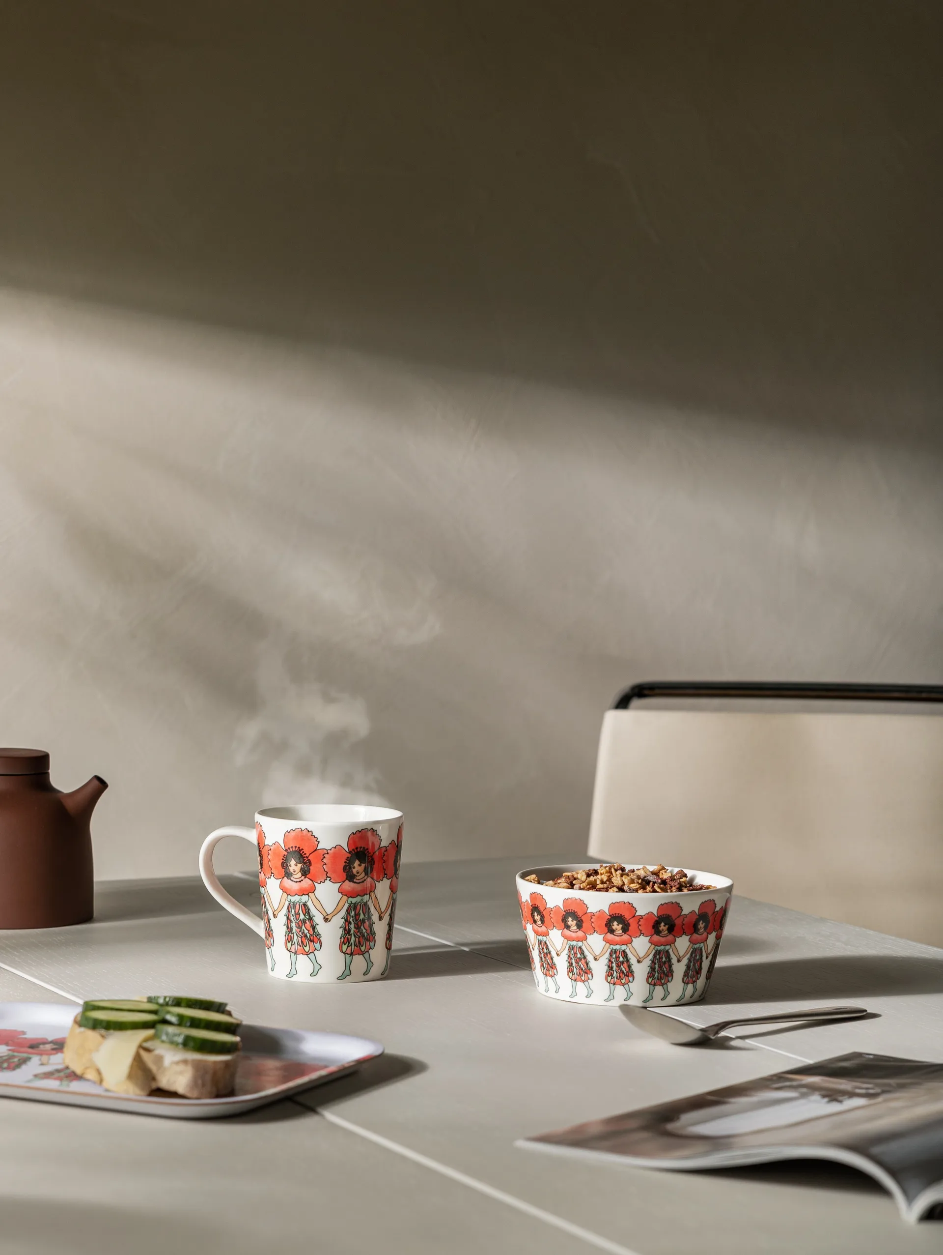 Taza con asa Poppy, 40cl Design House Stockholm