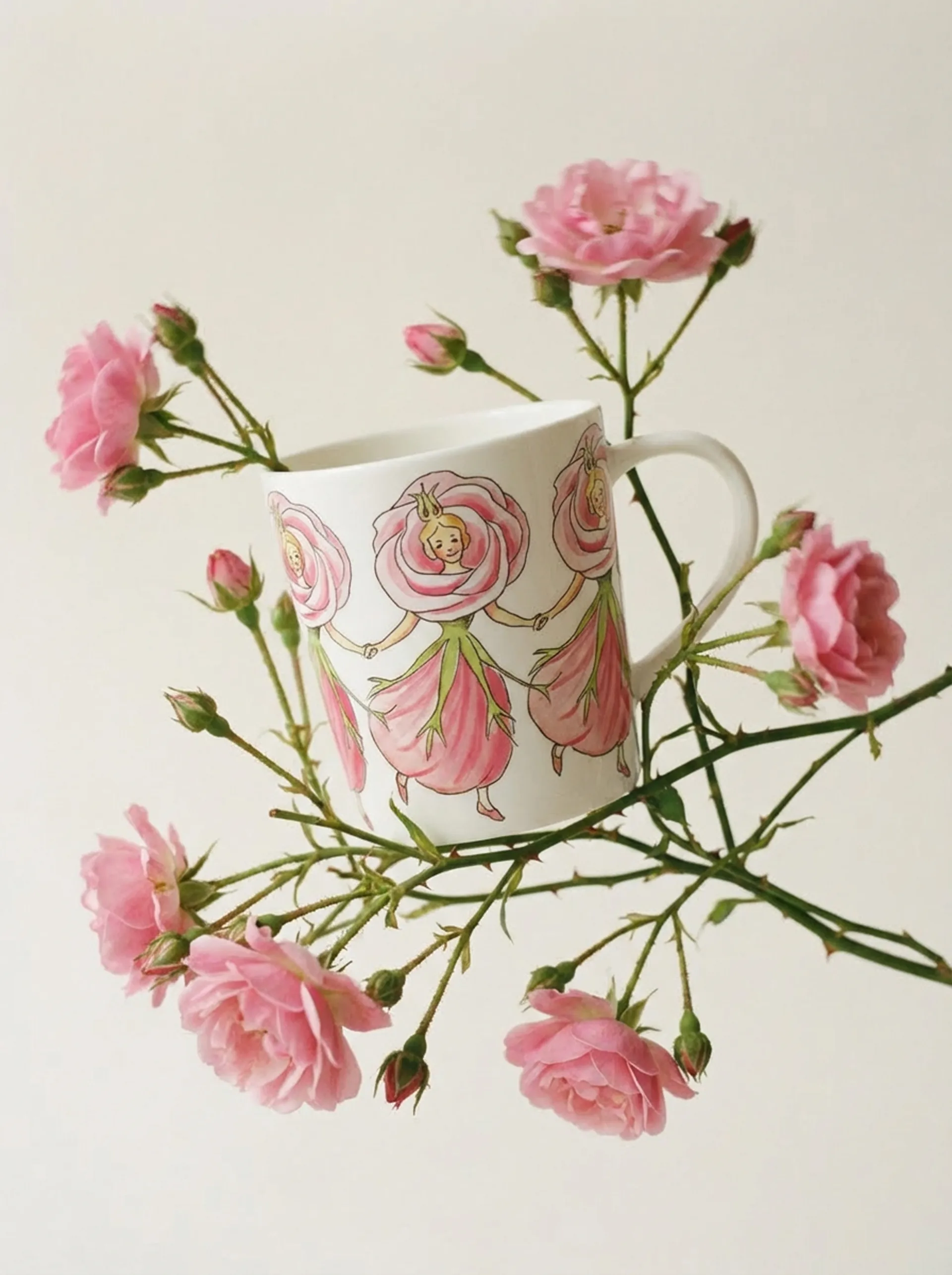 Taza con asa Rose, 40 cl Design House Stockholm