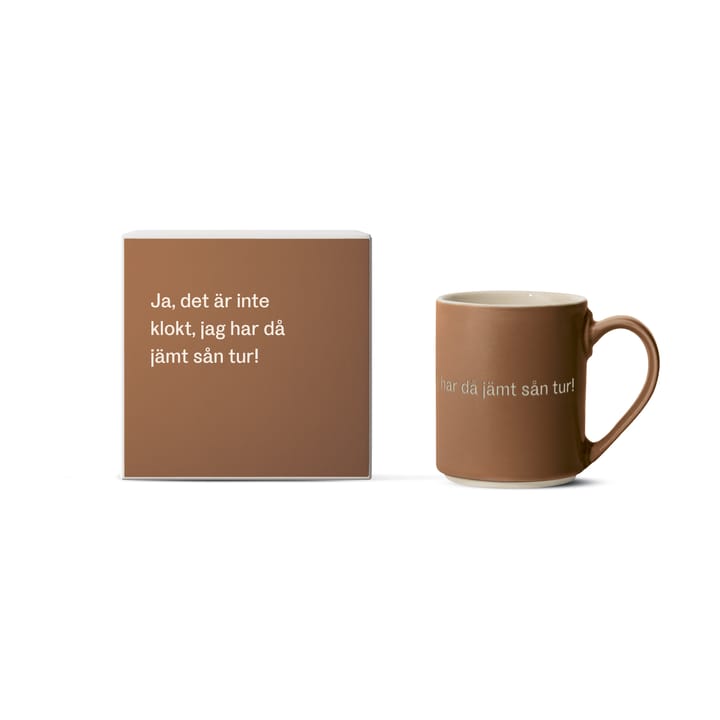 Taza de Astrid Lindgren, ja, det är inte klokt…, Texto sueco Design House Stockholm