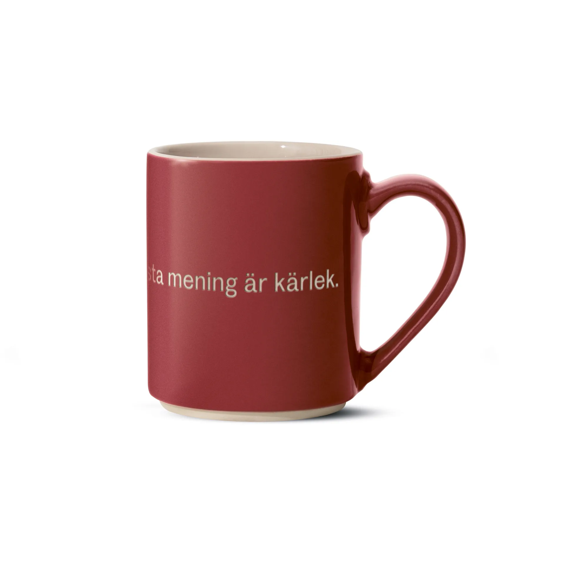 Taza de Astrid Lindgren, ja, jag tror att livets…, Texto sueco Design House Stockholm