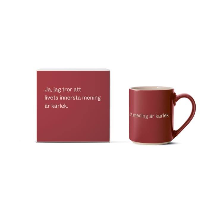 Taza de Astrid Lindgren, ja, jag tror att livets…, Texto sueco Design House Stockholm
