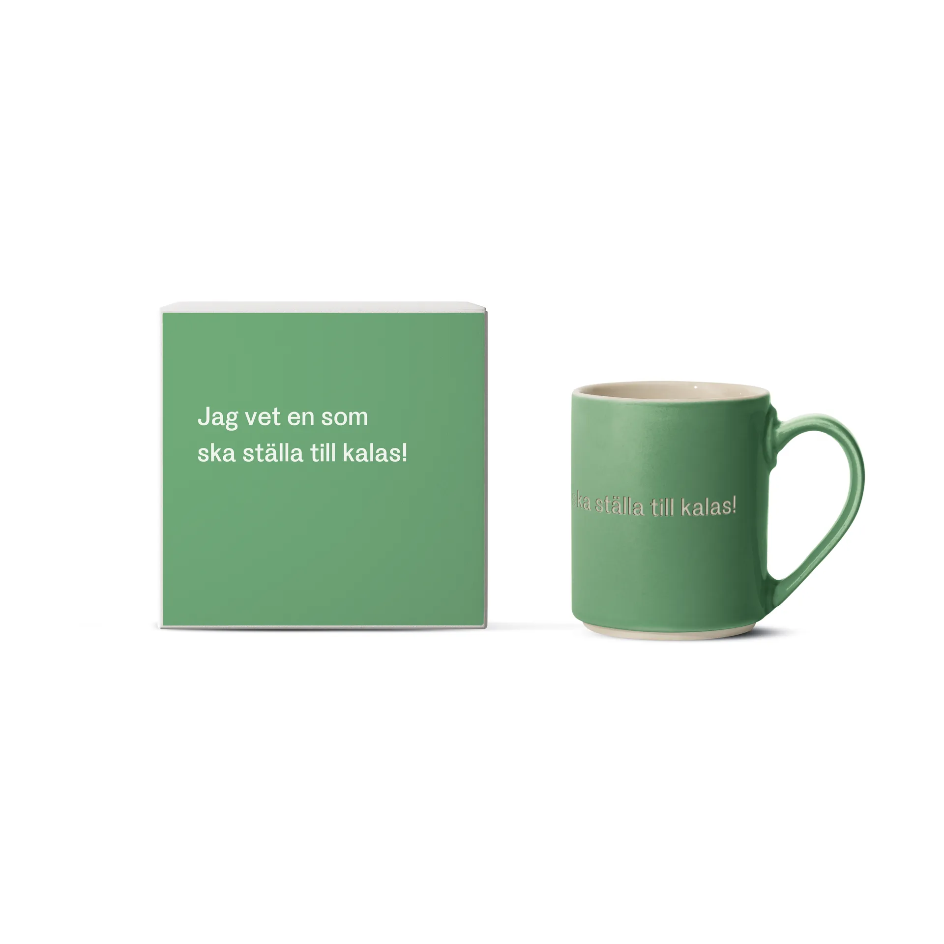 Taza de Astrid Lindgren, jag vet en som ska…, Texto sueco Design House Stockholm