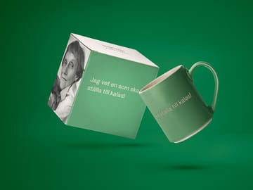 Taza de Astrid Lindgren, jag vet en som ska… - Texto sueco - Design House Stockholm