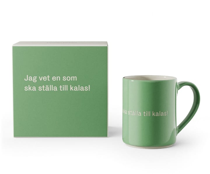 Taza de Astrid Lindgren, jag vet en som ska…, Texto sueco Design House Stockholm