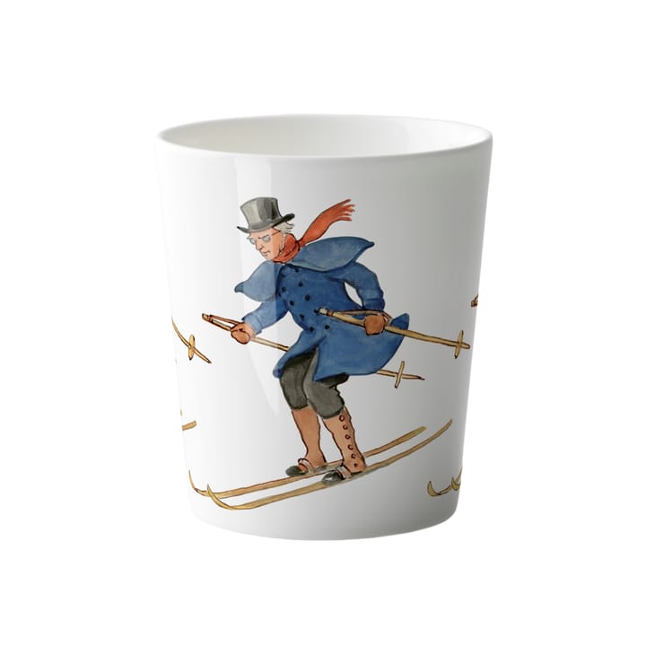 Taza Farbror Azul åker skidor - 28 cl - Design House Stockholm