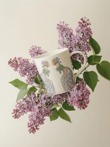 Taza Lilac - 40 cl, con asa - Design House Stockholm
