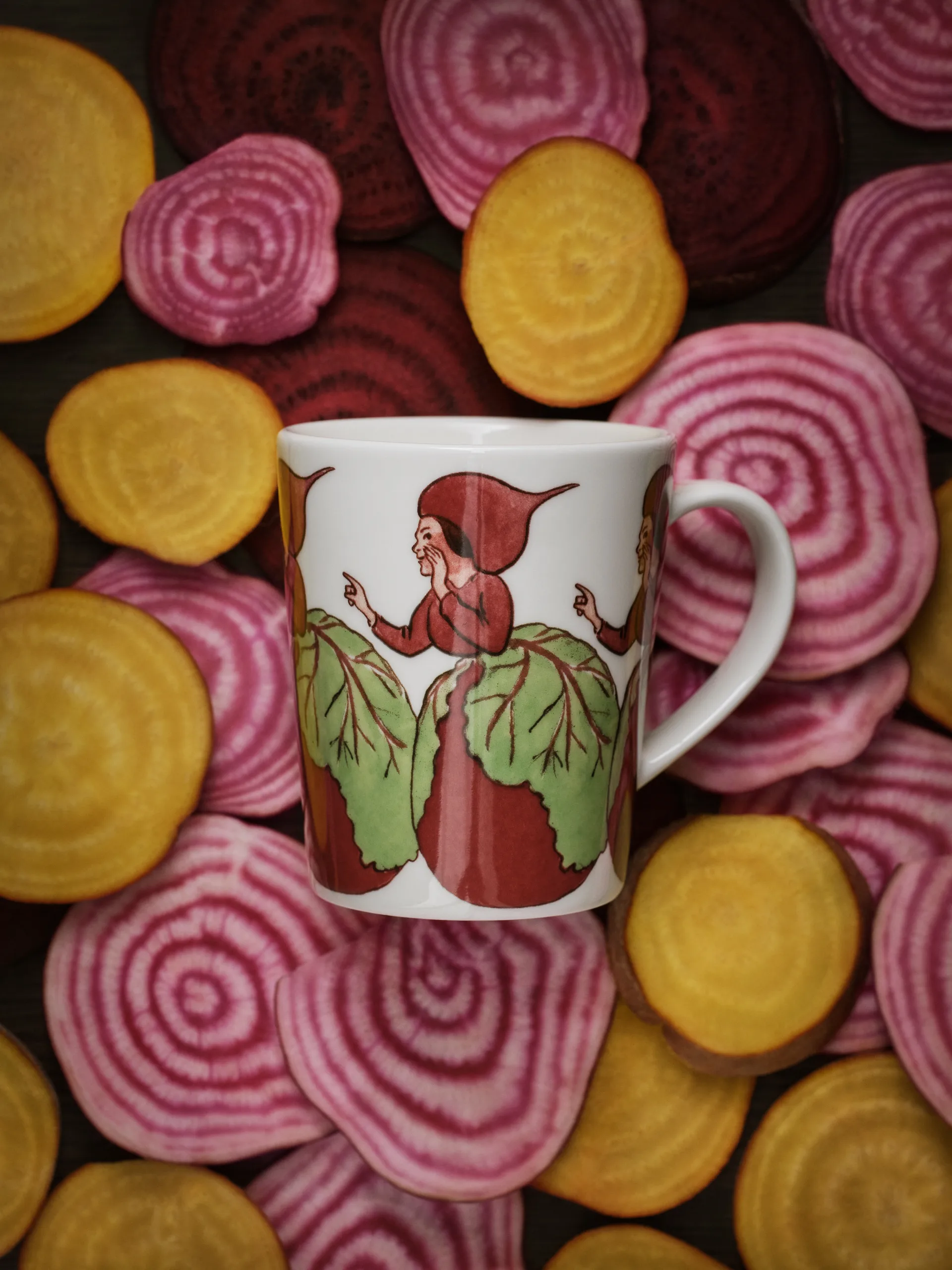 Taza Mrs Beetroot, 28 cl, con asa Design House Stockholm