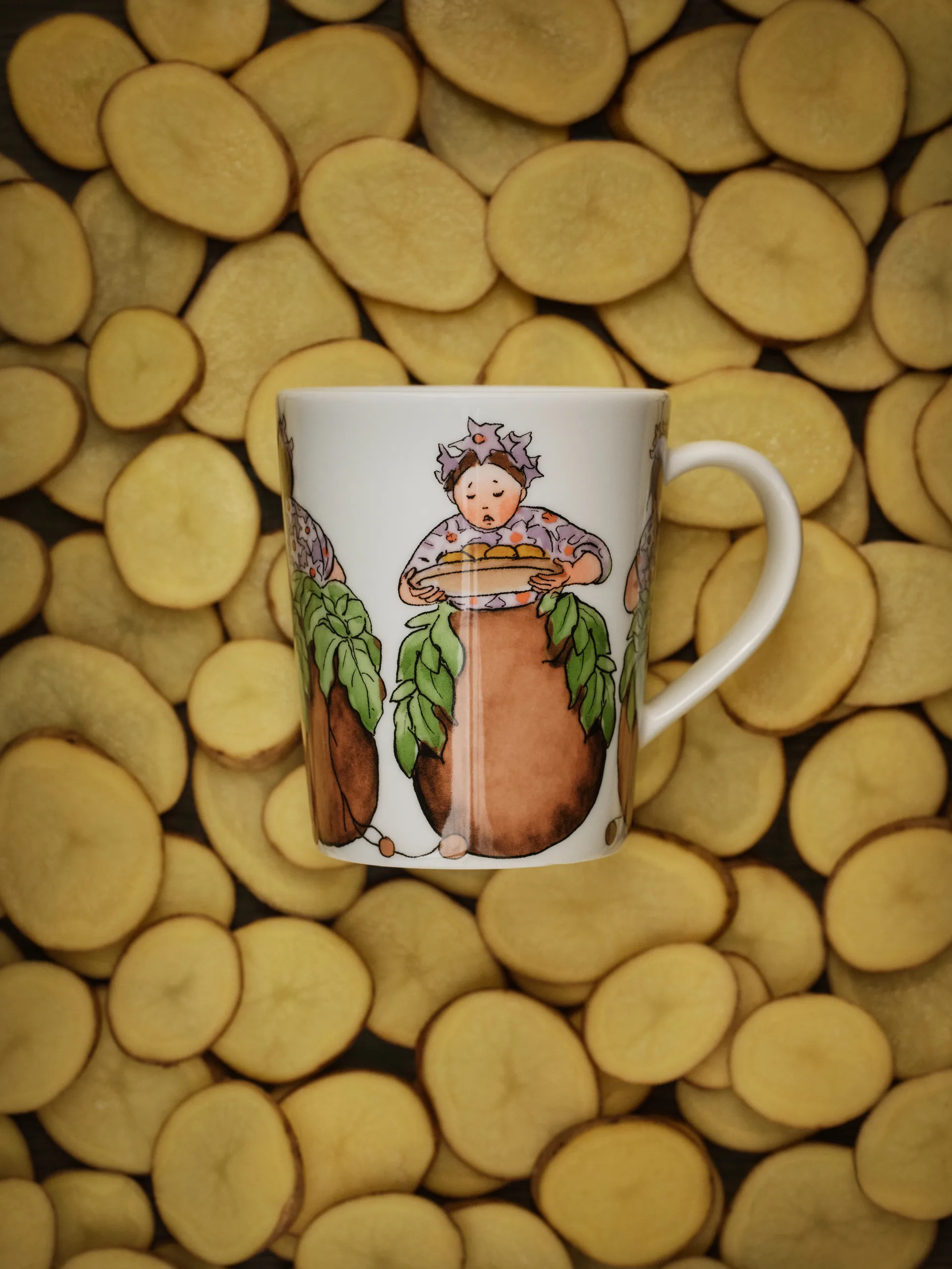Taza Mrs Potato, 28 cl, con asa Design House Stockholm