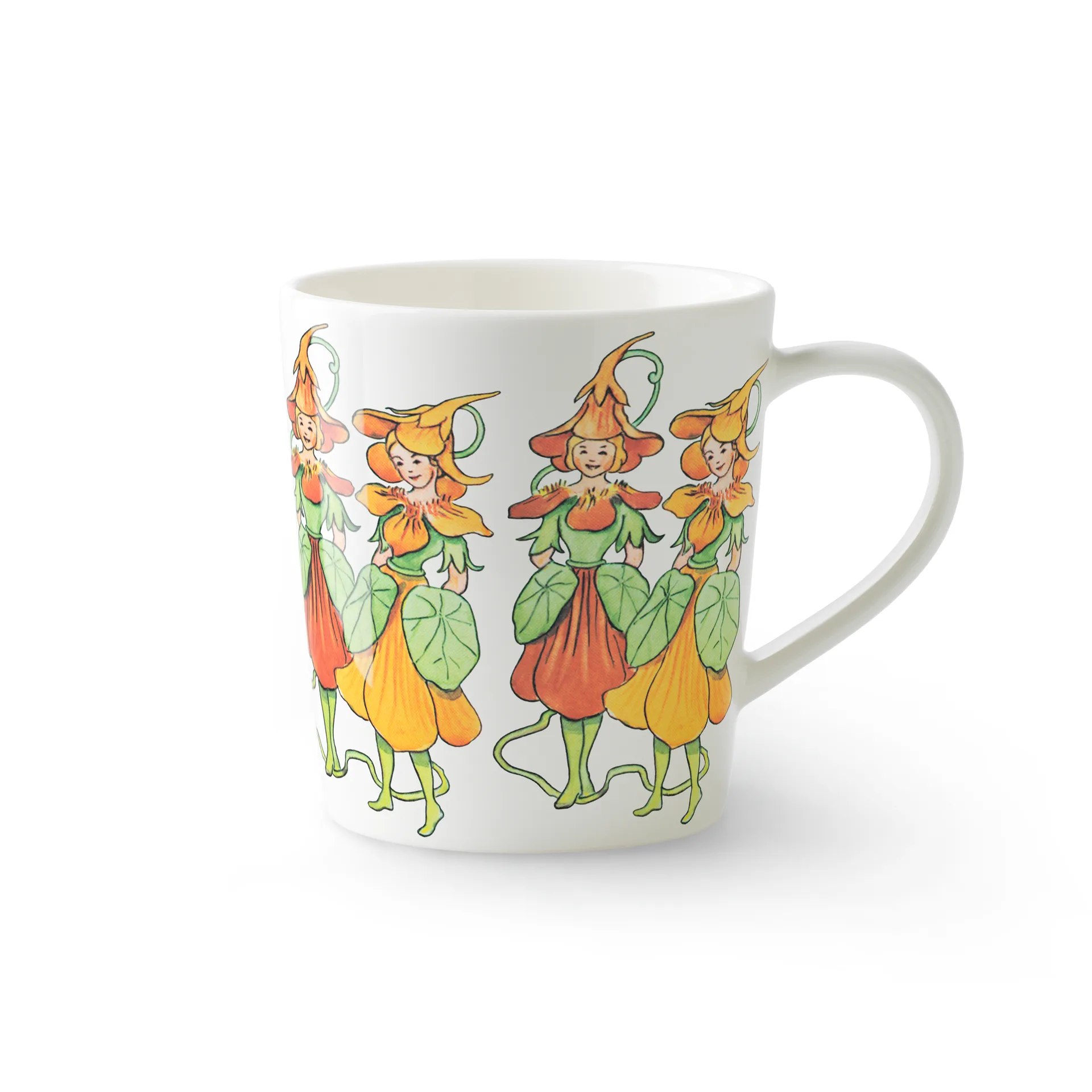 Taza Nasturtium con asa 40 cl, White Design House Stockholm