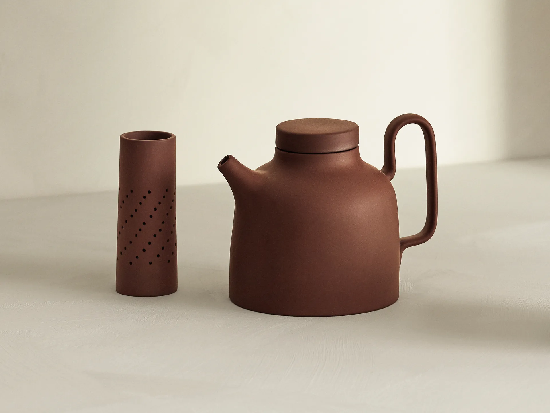Tetera Sand 65 cl, Red clay Design House Stockholm