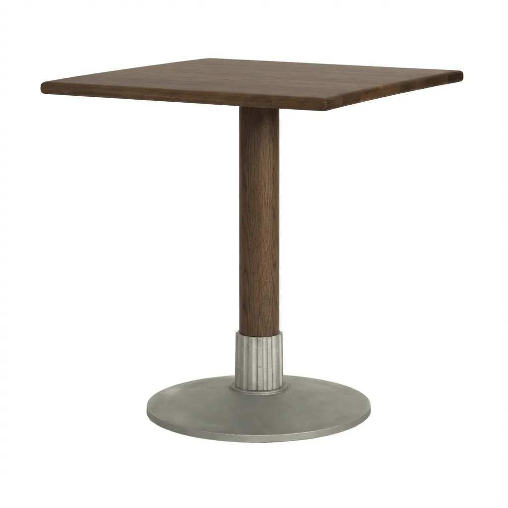 Tock Table mesa de comedor, Roble oscuro, 75x75x76 cm Design House Stockholm