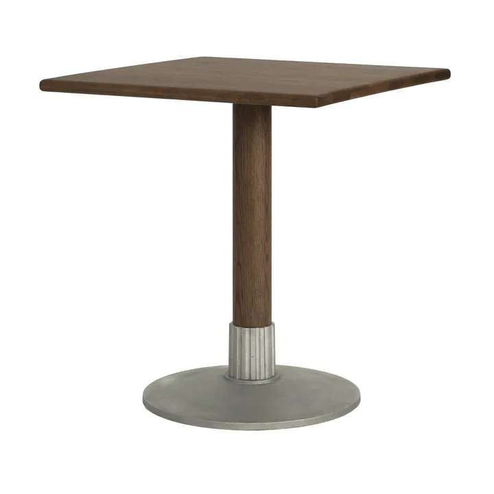 Tock Table mesa de comedor - Roble oscuro, 75x75x76 cm - Design House Stockholm