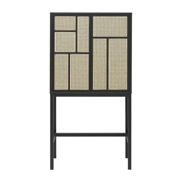 Vitrina Air - Negro, ratán - Design House Stockholm