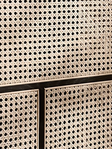 Vitrina Air - Negro, ratán - Design House Stockholm