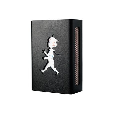 Caja de cerillas Hommage mini - negro - Design: Kristina Stark