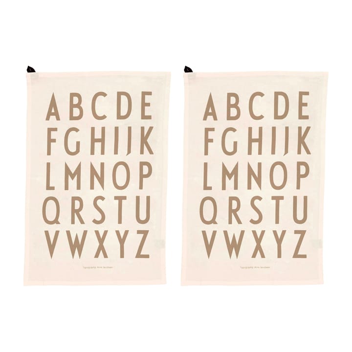 2 Paños de cocina Design Letters 40x60 cm - Off white - Design Letters