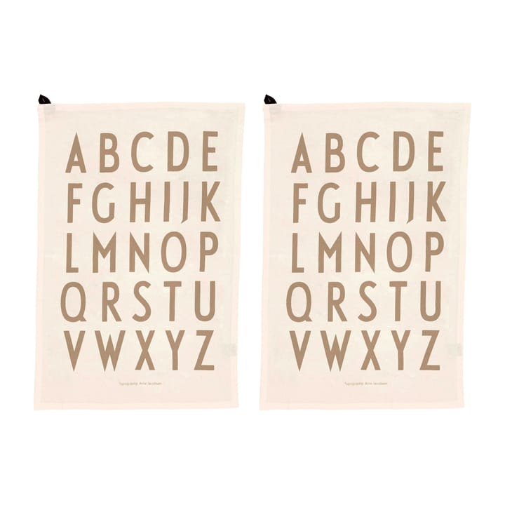2 Paños de cocina Design Letters 40x60 cm - Off white - Design Letters
