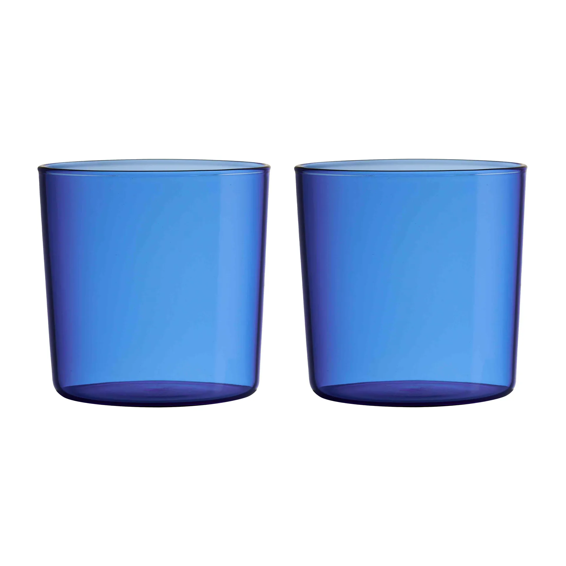 2 Vasos Design Letters Kids Eco, Blue Design Letters