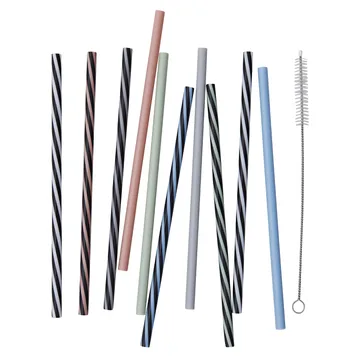 8 Pajitas Design Letters - Multi - Design Letters