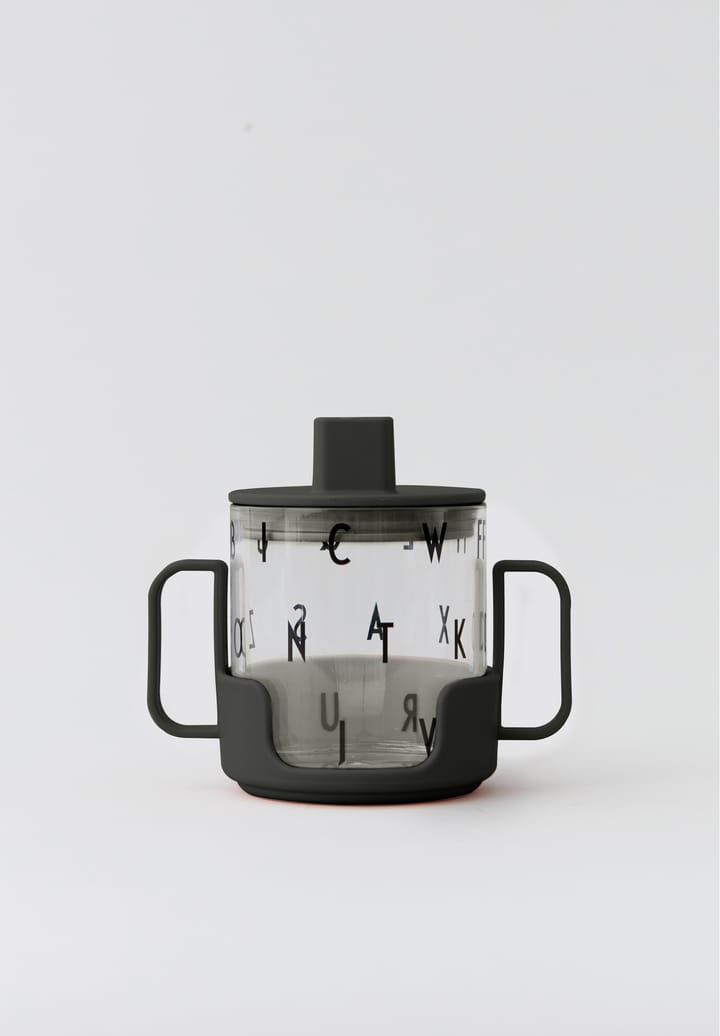 Agarrador para vaso de tritan Design Letters, negro Design Letters