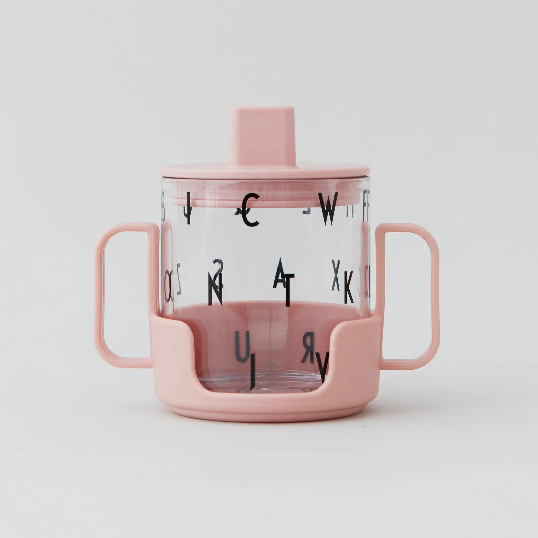 Agarrador para vaso de tritan Design Letters, Nude Design Letters