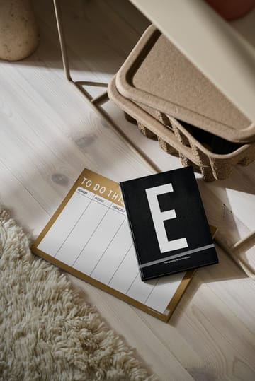 Agenda semanal Design Letters - Beige - Design Letters