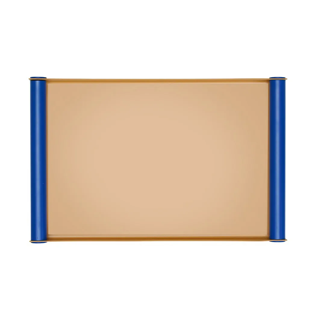 Bandeja de servir Ray large, Beige-blue Design Letters