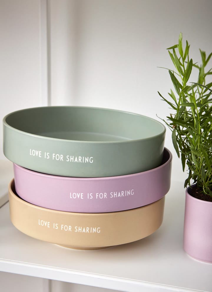 Bol favorito Design Letters large Ø22 cm, Lavender Design Letters